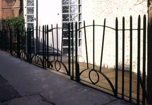 Bespoke painted railings